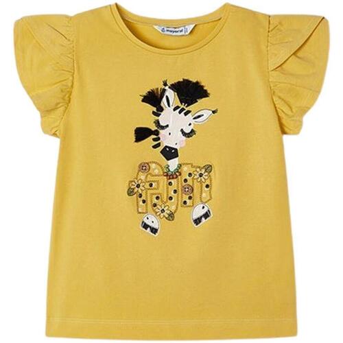 Abbigliamento Bambina T-shirt & Polo Mayoral  Giallo