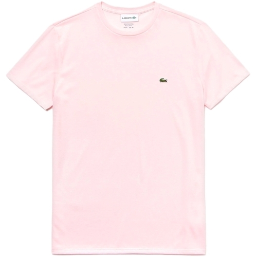 Abbigliamento Uomo T-shirt maniche corte Lacoste Pima Rosa