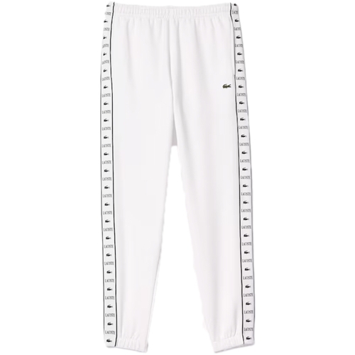 Abbigliamento Uomo Pantaloni da tuta Lacoste jogger Bianco