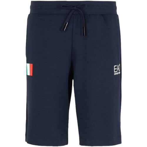 Abbigliamento Uomo Shorts / Bermuda Emporio Armani EA7 MAN JERSEY BERMUDA Blu