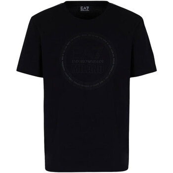 Abbigliamento Uomo T-shirt maniche corte Emporio Armani EA7 MAN JERSEY T-SHIRT Nero