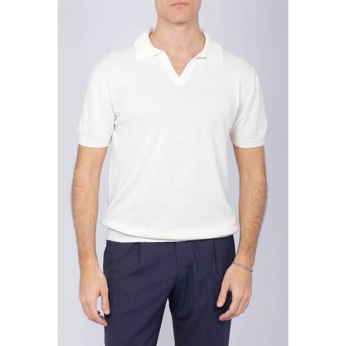 Abbigliamento Uomo T-shirt & Polo Drumohr D9SP146 101 Bianco