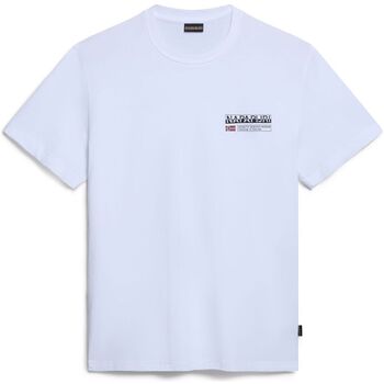 Abbigliamento Uomo T-shirt maniche corte Napapijri S-Kasba T-shirt girocollo S-KASBA Bianco