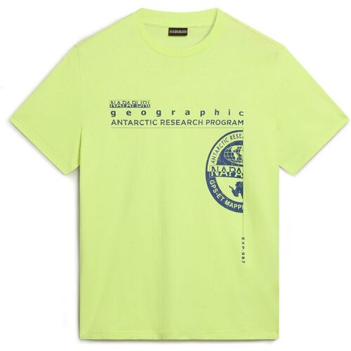 Abbigliamento Uomo T-shirt maniche corte Napapijri T-Shirt a Maniche Corte Manta S-MANTA Giallo-Y1L1-GIALLO