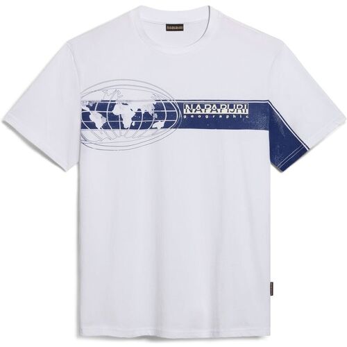 Abbigliamento Uomo T-shirt maniche corte Napapijri T-Shirt a Maniche Corte Manta S-MANTA Bianco