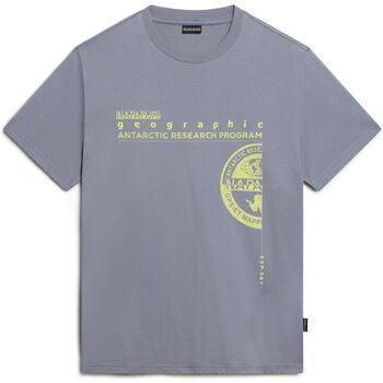 Abbigliamento Uomo T-shirt maniche corte Napapijri T-Shirt a Maniche Corte Manta S-MANTA Grigio