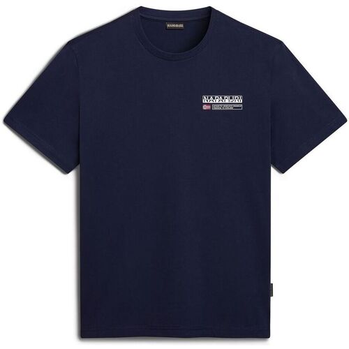 Abbigliamento Uomo T-shirt maniche corte Napapijri S-Kasba T-shirt girocollo S-KASBA Blu