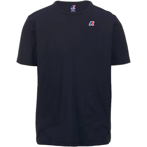 Abbigliamento Uomo T-shirt maniche corte K-Way SERIL TRAVEL Blu