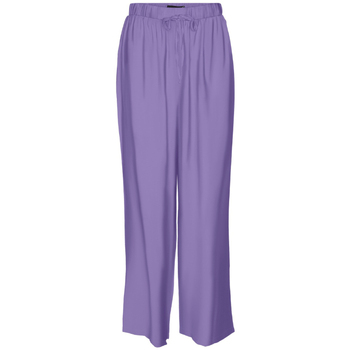 Abbigliamento Donna Pantaloni morbidi / Pantaloni alla zuava Vero Moda Pantaloni Viola