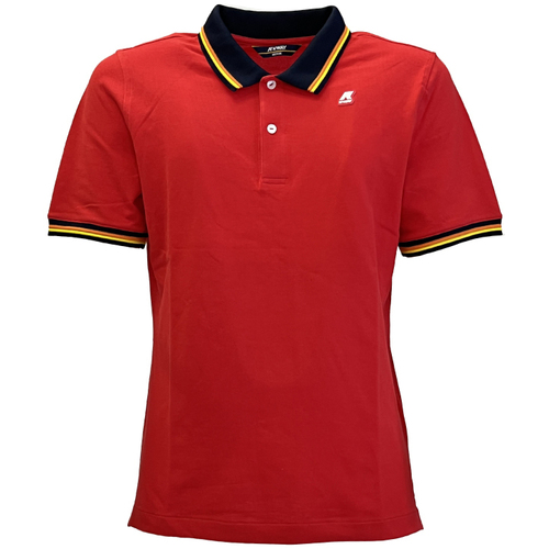 Abbigliamento Uomo Polo maniche corte K-Way T-Shirt e Polo POLO Rosso