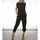 Abbigliamento Donna Jeans 3/4 & 7/8 Manila Grace BLUSA CON ARRICCIO Nero