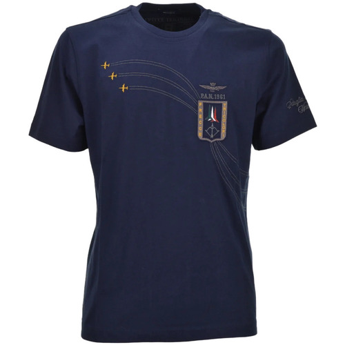 Abbigliamento Uomo T-shirt maniche corte Aeronautica Militare TS2242J592 Blu