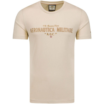 Abbigliamento Uomo T-shirt maniche corte Aeronautica Militare TS2228J634 Bianco