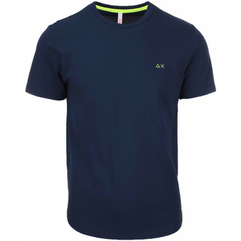 Abbigliamento Uomo T-shirt maniche corte Sun68 T34123 Blu