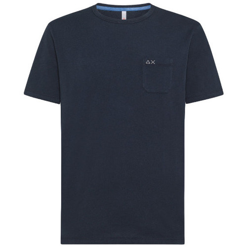 Abbigliamento Uomo T-shirt maniche corte Sun68 T34101 Blu