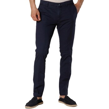 Abbigliamento Uomo Pantaloni 5 tasche Mason's MILANO-MBE101 Blu