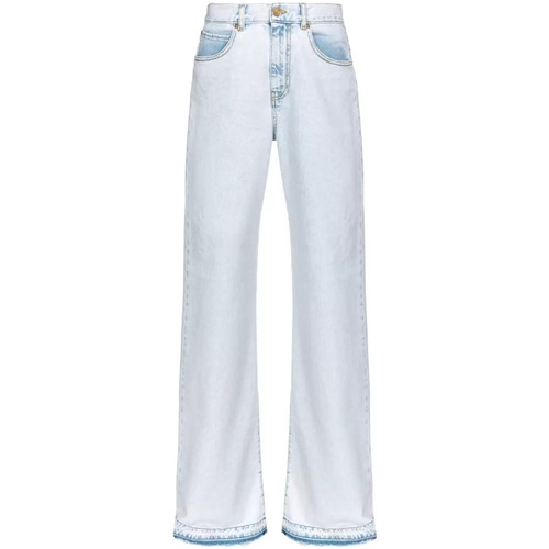 Abbigliamento Donna Jeans Pinko jeans wide leg chiaro Blu