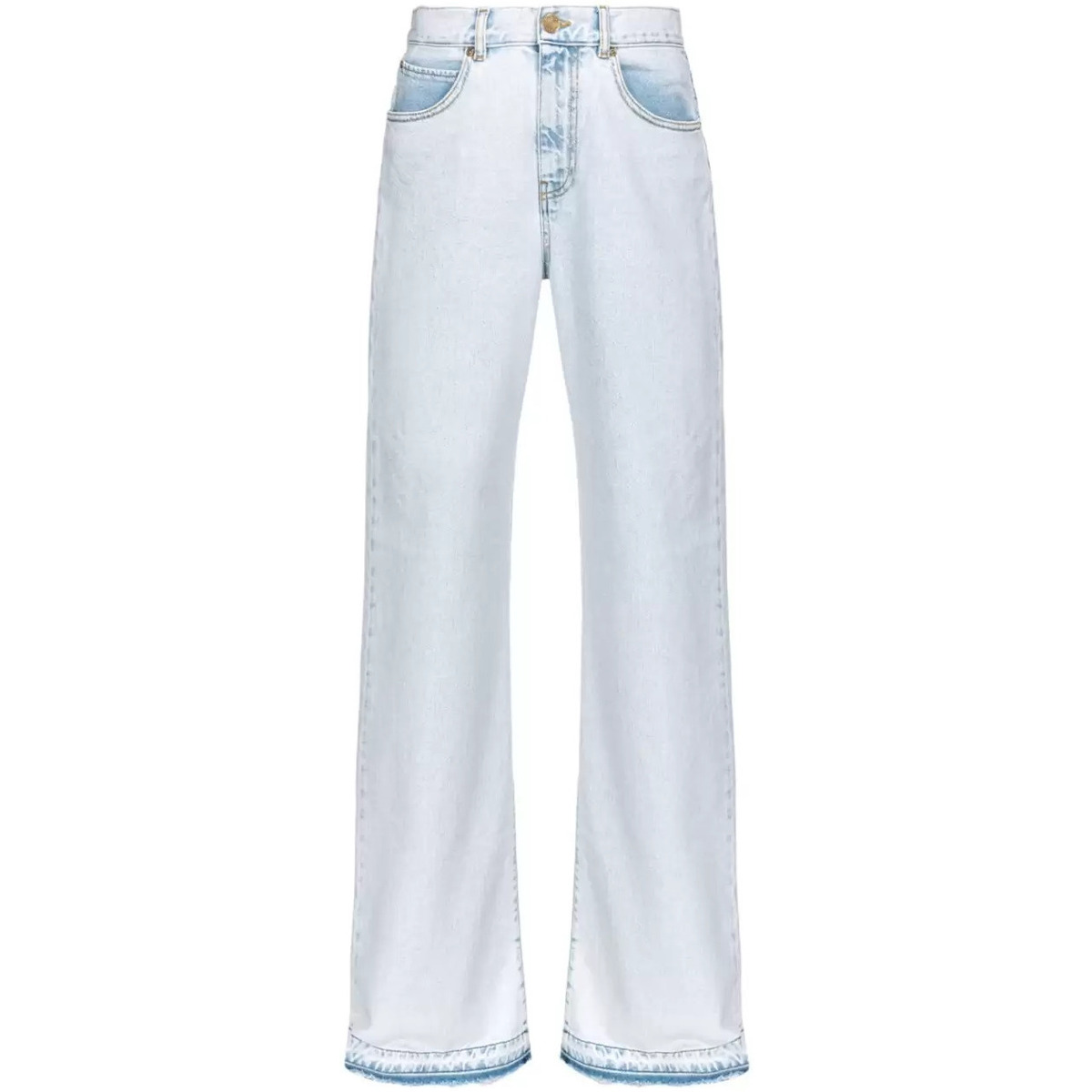 Abbigliamento Donna Jeans Pinko jeans wide leg chiaro Blu