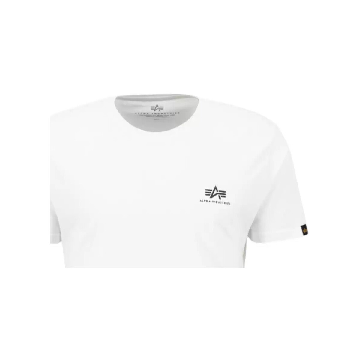 Abbigliamento Uomo T-shirt & Polo Alpha t-shirt basic bianca Bianco