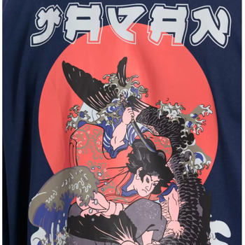 Alpha t-shirt japan wave warrior blu Blu