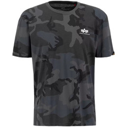 Abbigliamento Uomo T-shirt & Polo Alpha t-shirt camouflage urbano Nero