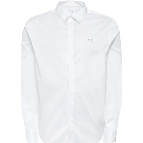 Abbigliamento Uomo Camicie maniche lunghe John Richmond UMP24105CA Bianco