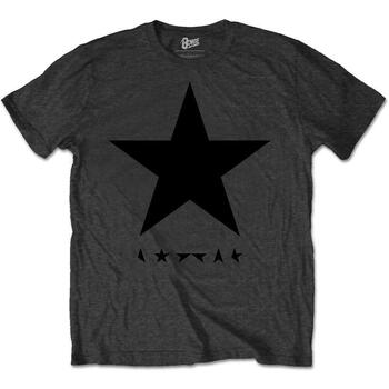 Abbigliamento T-shirts a maniche lunghe David Bowie Blackstar Grigio