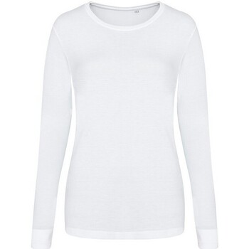 Abbigliamento Donna T-shirts a maniche lunghe Awdis JT02F Bianco