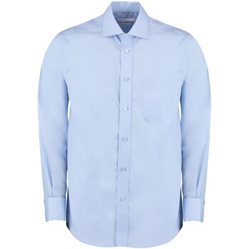 Abbigliamento Uomo Camicie maniche lunghe Kustom Kit Corporate Blu