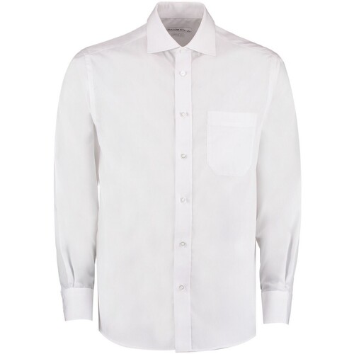 Abbigliamento Uomo Camicie maniche lunghe Kustom Kit KK116 Bianco