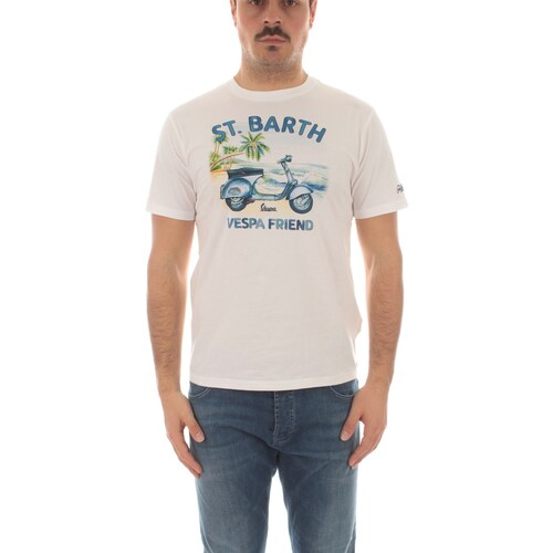 Abbigliamento Uomo T-shirt maniche corte Mc2 Saint Barth TSHIRT MAN Bianco