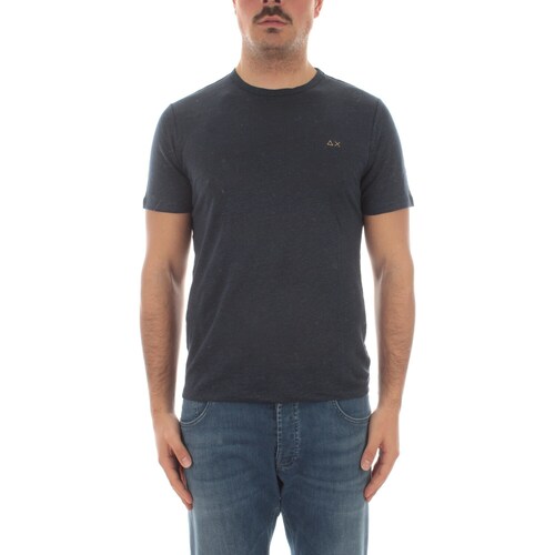 Abbigliamento Uomo T-shirt maniche corte Sun68 T34132 Blu