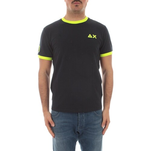 Abbigliamento Uomo T-shirt maniche corte Sun68 T34125 Blu