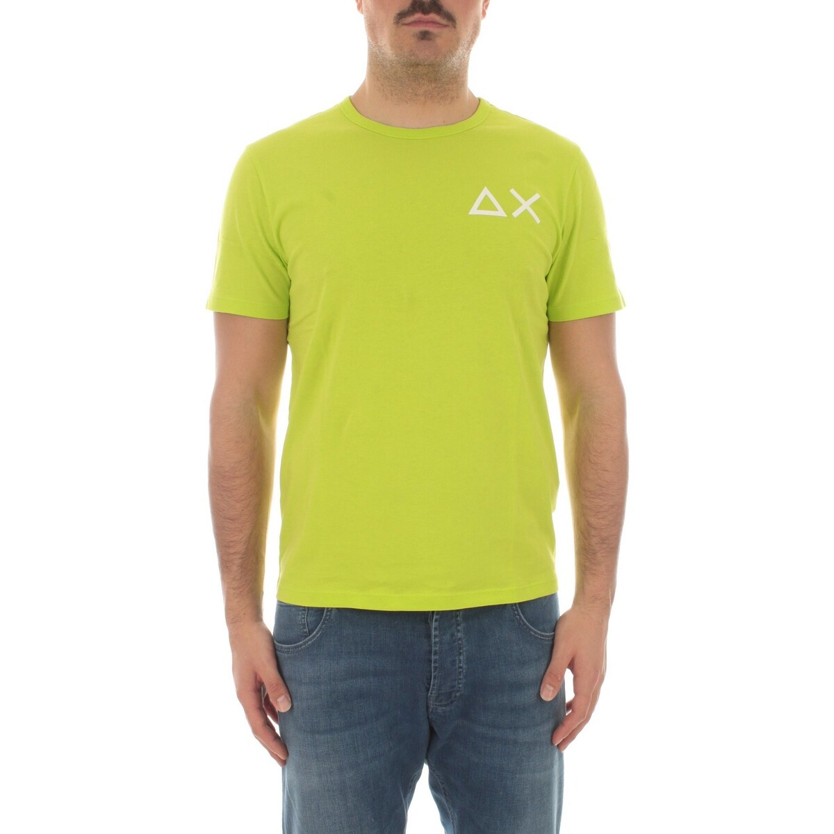 Abbigliamento Uomo T-shirt maniche corte Sun68 T34105 Verde