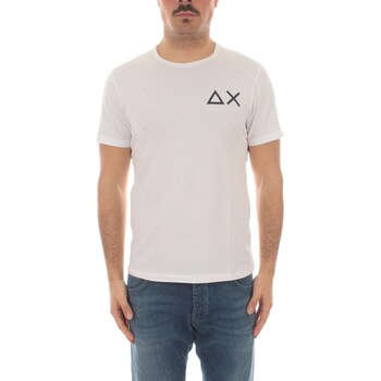 Abbigliamento Uomo T-shirt maniche corte Sun68 T34105 Bianco