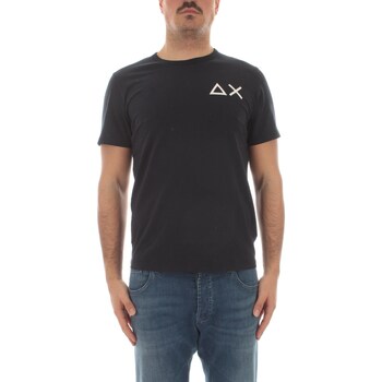 Abbigliamento Uomo T-shirt maniche corte Sun68 T34105 Blu