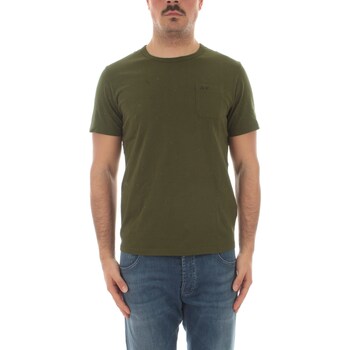 Abbigliamento Uomo T-shirt maniche corte Sun68 T34101 Verde