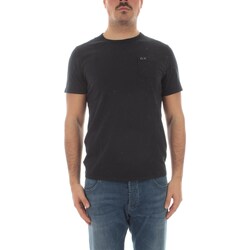 Abbigliamento Uomo T-shirt maniche corte Sun68 T34101 Blu