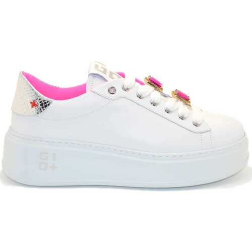 Scarpe Donna Sneakers Gio + SNEAKER PIA 180A geco pietre  bianco fuxia Bianco
