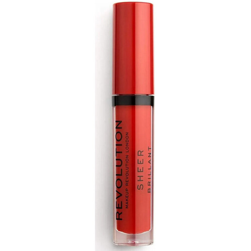 Bellezza Donna Gloss Makeup Revolution Sheer Brilliant Lip Gloss - 134 Ruby Rosso