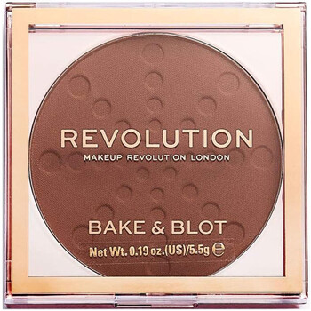 Bellezza Donna Blush & cipria Makeup Revolution Baking and Finishing Powder Bake & Blot - Deep Dark Marrone