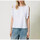 Abbigliamento Donna Jeans 3/4 & 7/8 Twin Set TOP IN SANGALLO CON VOLANT Bianco