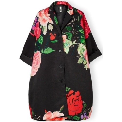 Abbigliamento Donna Cappotti Wendy Trendy Jacket 224039 - Floral Nero