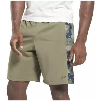 Abbigliamento Uomo Shorts / Bermuda Reebok Sport Shorts  TRAIN CAMO WOVEN SHORT Verde