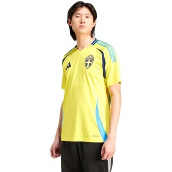 Abbigliamento Uomo T-shirt & Polo adidas Originals T-Shirt Ufficiale Calcio Uomo Home Svezia Giallo