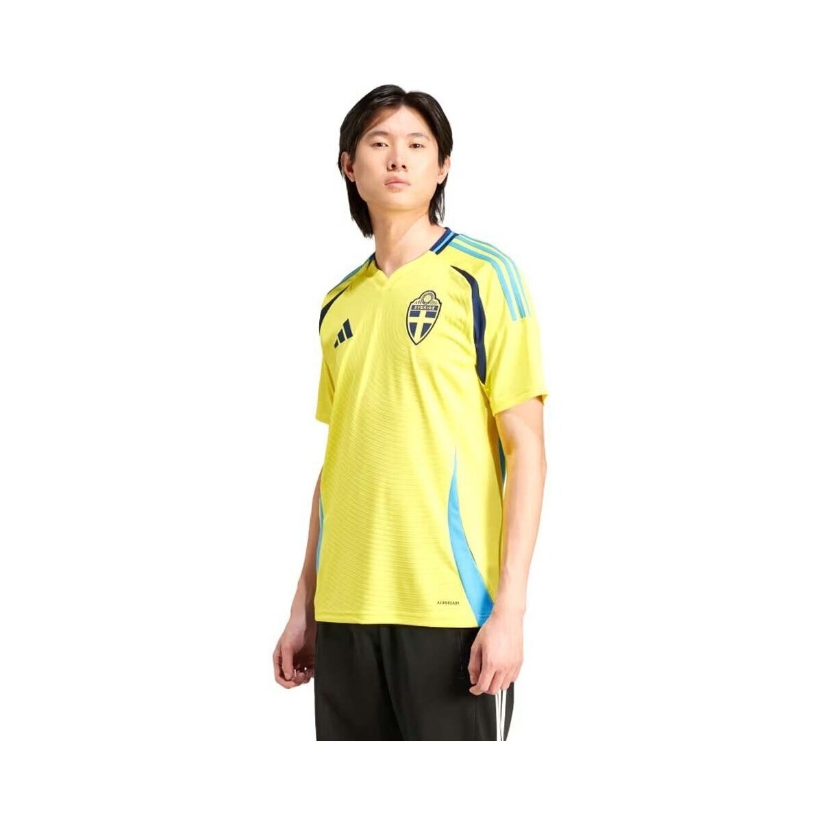 Abbigliamento Uomo T-shirt & Polo adidas Originals T-Shirt Ufficiale Calcio Uomo Home Svezia Giallo