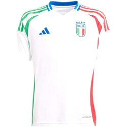 Abbigliamento Unisex bambino T-shirt & Polo adidas Originals T-Shirt Ufficiale Calcio FIGC Italy Away Junior Bianco