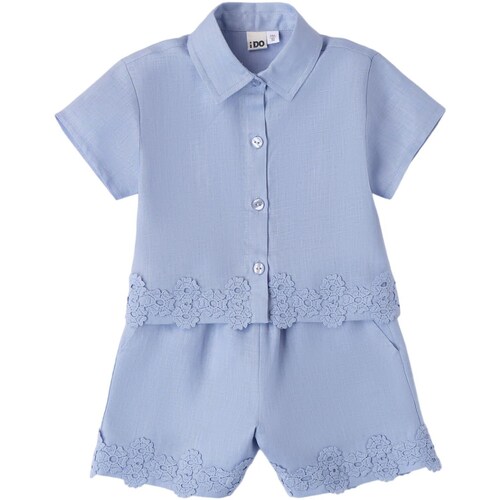 Abbigliamento Bambina Completi Ido 48721 Blu