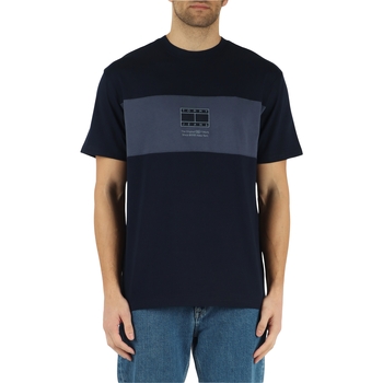Abbigliamento Uomo T-shirt maniche corte Tommy Jeans ATRMPN-44894 Blu