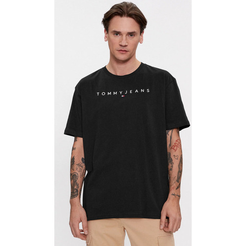 Abbigliamento Uomo T-shirt maniche corte Tommy Jeans ATRMPN-44889 Nero
